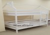 Фото Детская двухъярусная кровать из массива берёзы